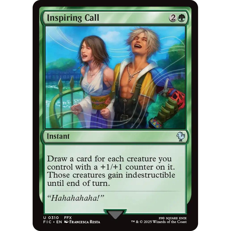 Inspiring Call (Surge Foil) [FINAL FANTASY Commander]
