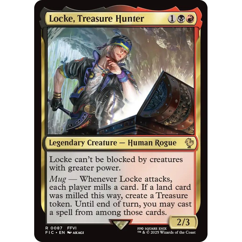 Locke, Treasure Hunter (Surge Foil) [FINAL FANTASY Commander]