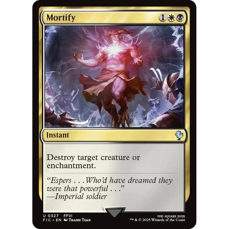 Mortify (Surge Foil) [FINAL FANTASY Commander]