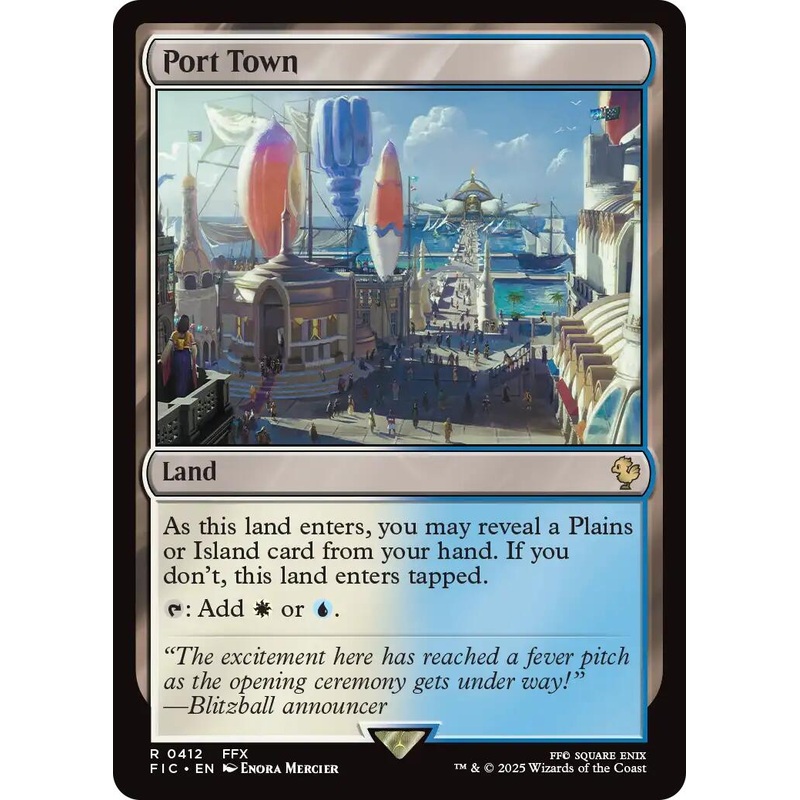 Port Town (Surge Foil) [FINAL FANTASY Commander]