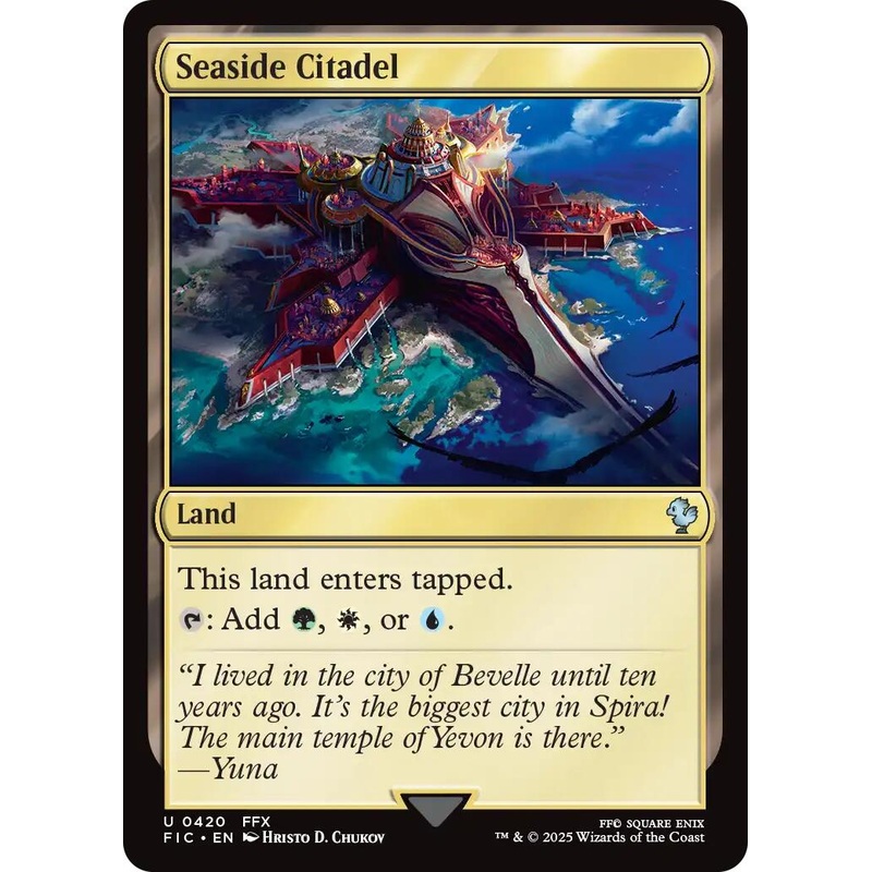 Seaside Citadel (Surge Foil) [FINAL FANTASY Commander]