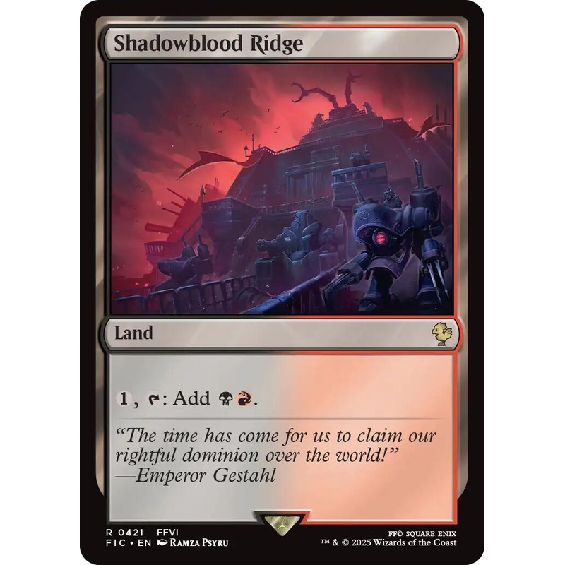 Shadowblood Ridge (Surge Foil) [FINAL FANTASY Commander]