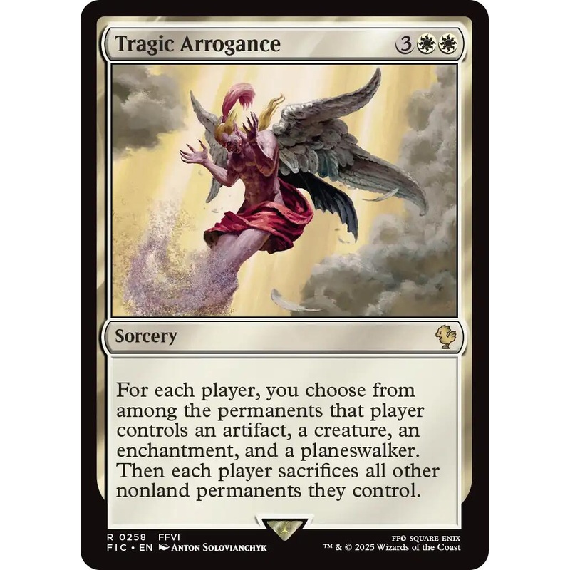 Tragic Arrogance (Surge Foil) [FINAL FANTASY Commander]
