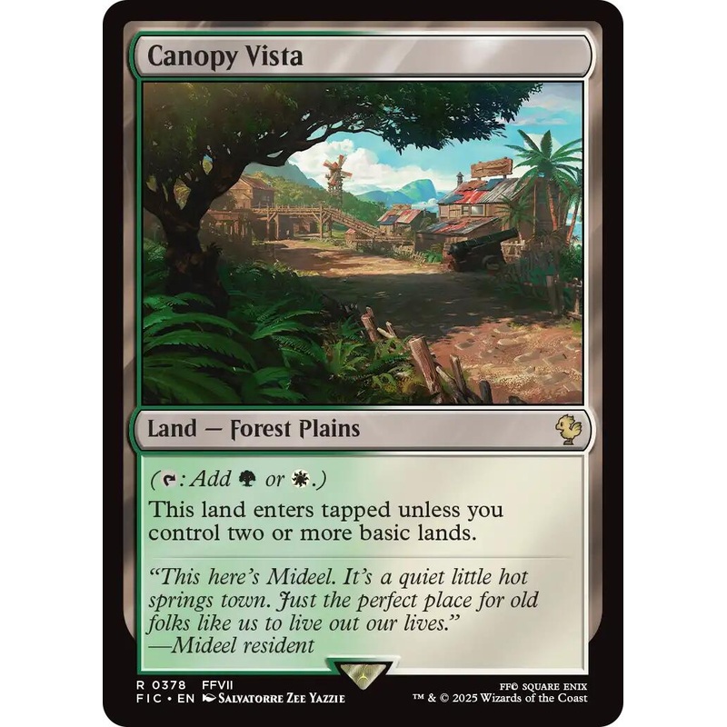 Canopy Vista (Surge Foil) [FINAL FANTASY Commander]