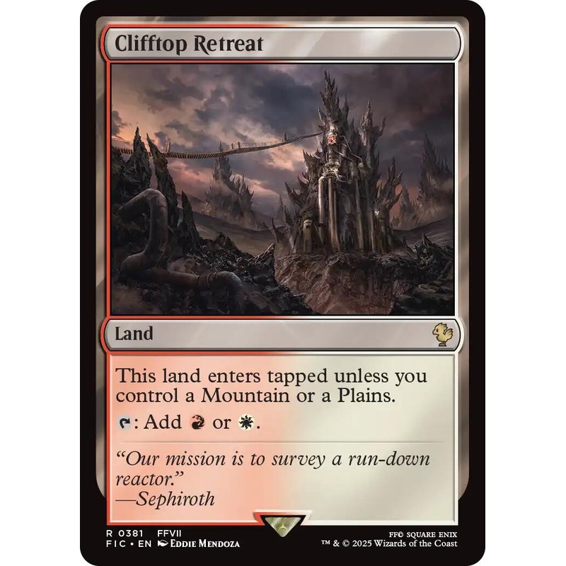 Clifftop Retreat (Surge Foil) [FINAL FANTASY Commander]