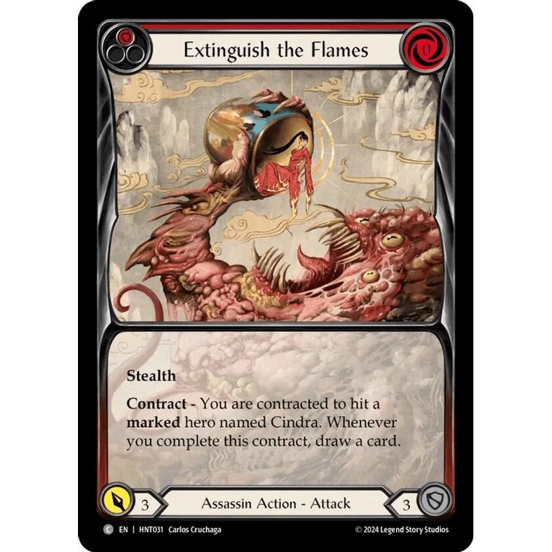 Extinguish the Flames [HNT031] (The Hunted)  Rainbow Foil