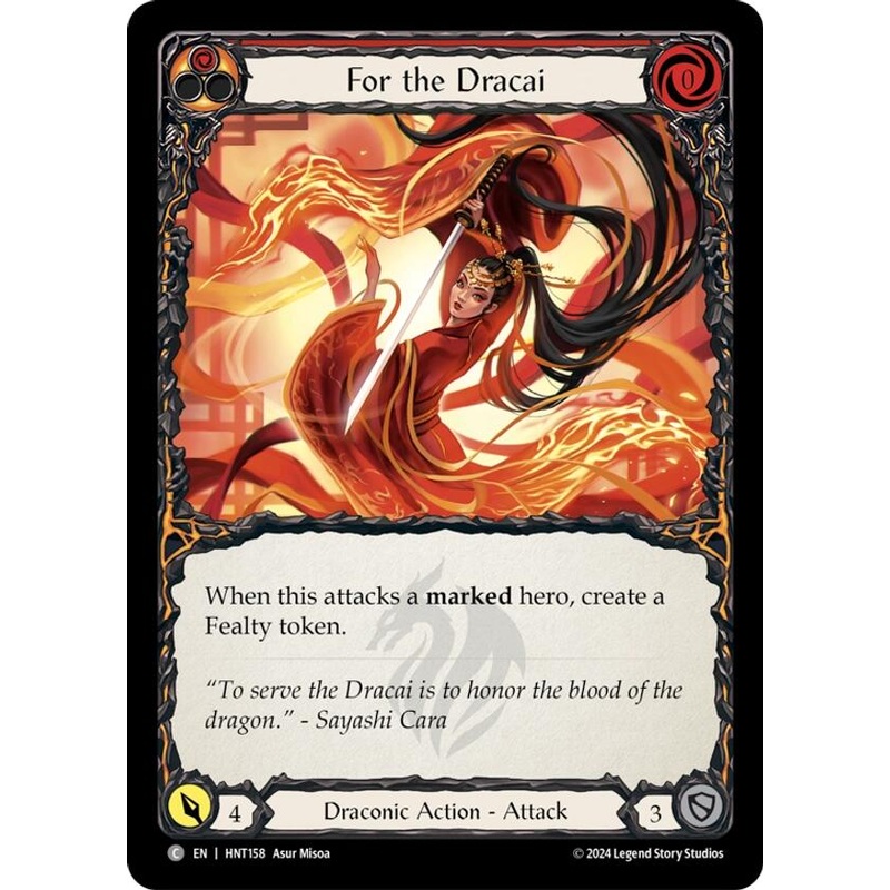 For the Dracai [HNT158] (The Hunted)  Rainbow Foil