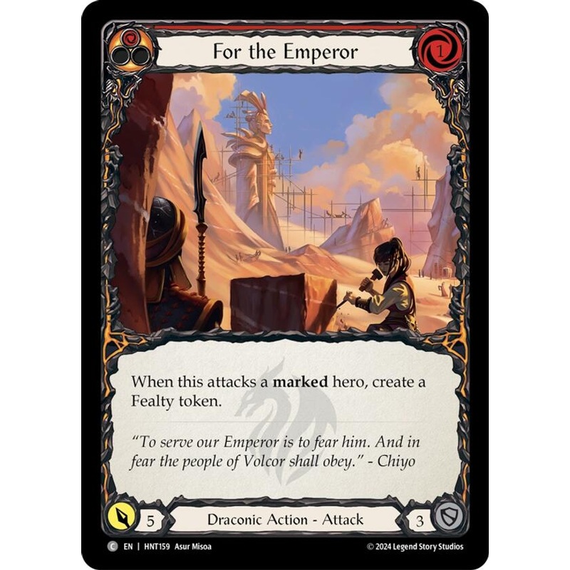 For the Emperor [HNT159] (The Hunted)  Rainbow Foil