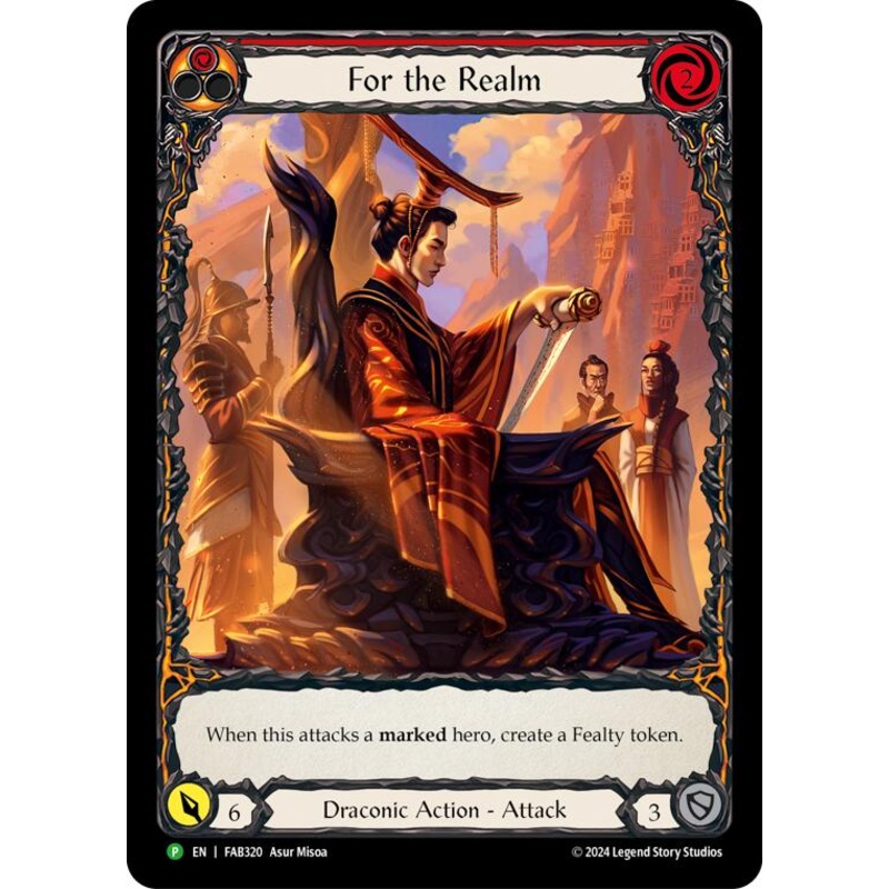 For the Realm [FAB320] (Promo)  Rainbow Foil