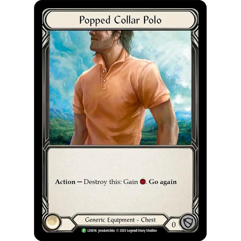 Popped Collar Polo [LSS016] (Promo)  Cold Foil