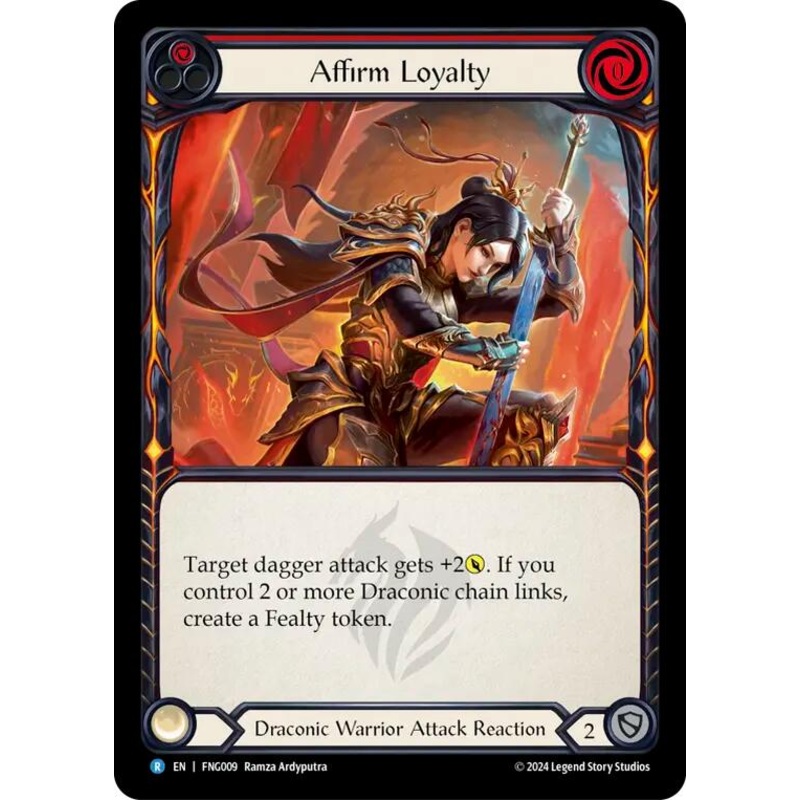 Affirm Loyalty (Red) [FNG009] (The Hunted Fang Blitz Deck)