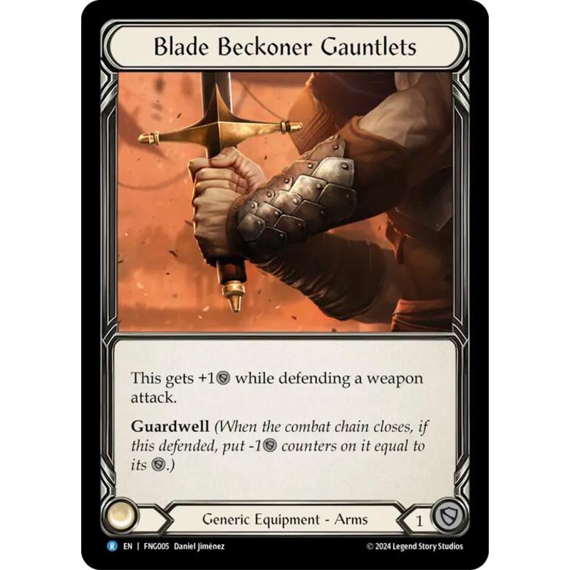Blade Beckoner Gauntlets [FNG005] (The Hunted Fang Blitz Deck)