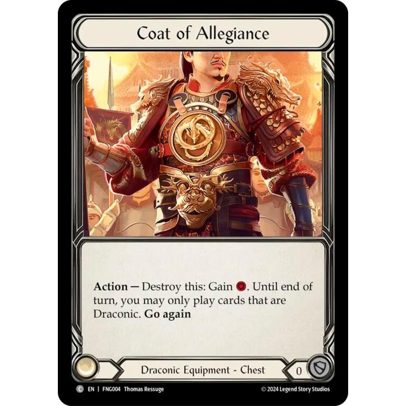 Coat of Allegiance [FNG004] (The Hunted Fang Blitz Deck)