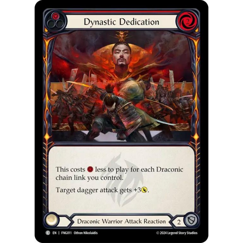 Dynastic Dedication (Red) [FNG011] (The Hunted Fang Blitz Deck)