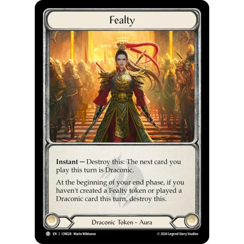 Fealty [CIN028 // CIN029] (The Hunted Cindra Blitz Deck)