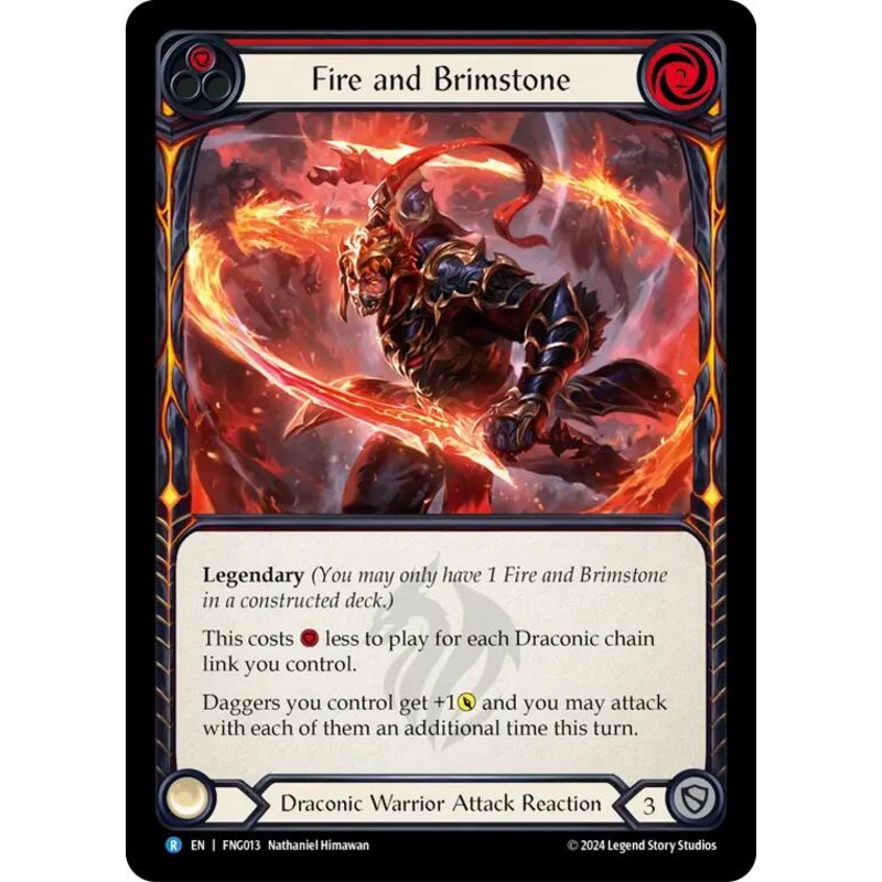 Fire and Brimstone [FNG013] (The Hunted Fang Blitz Deck)