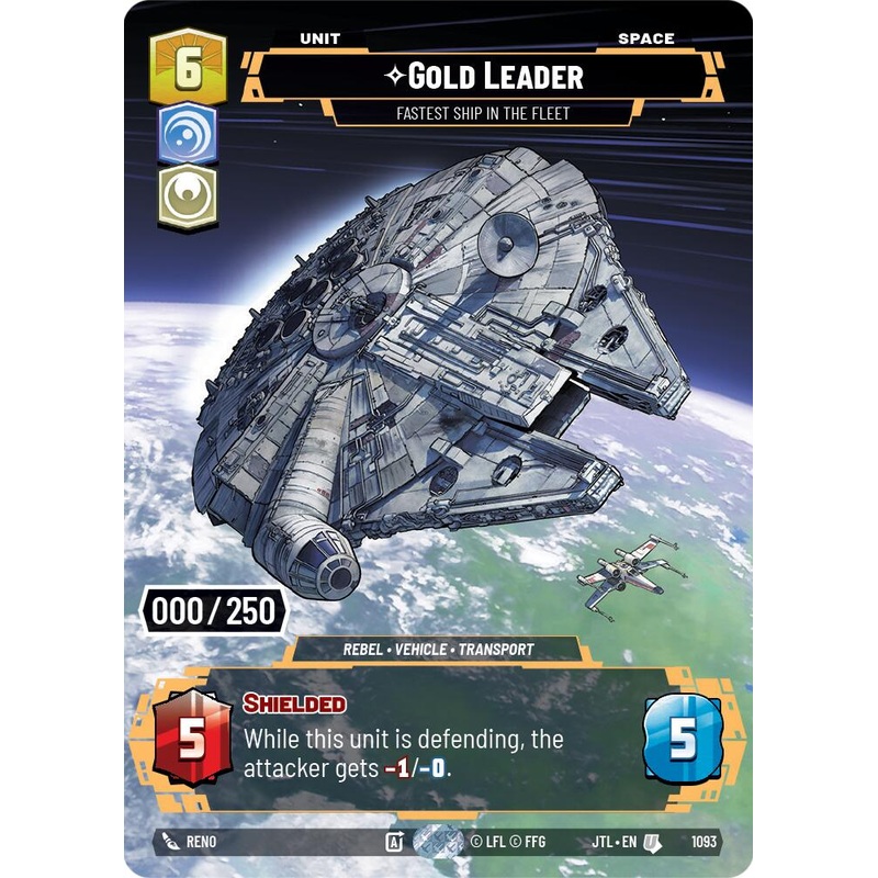 Gold Leader - Fastest Ship in the Fleet (1093) (Serialized) (1093) [Jump to Lightspeed]