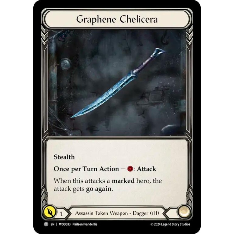 Graphene Chelicera [WOD033 // WOD034] (The Hunted Arakni, Web of Deceit Blitz Deck)
