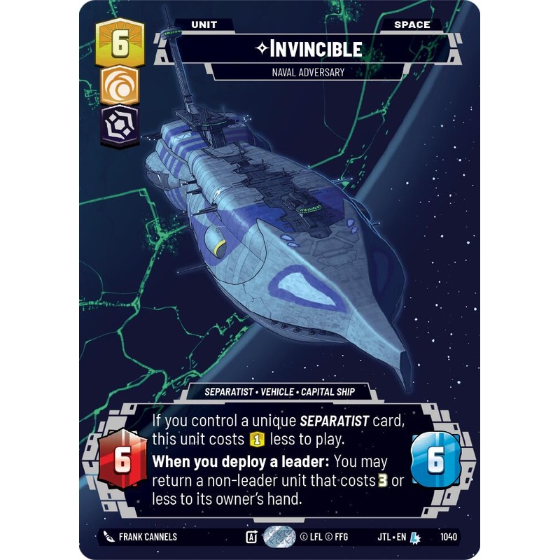 Invincible - Naval Adversary (1040) (Prestige) (1040) [Jump to Lightspeed]