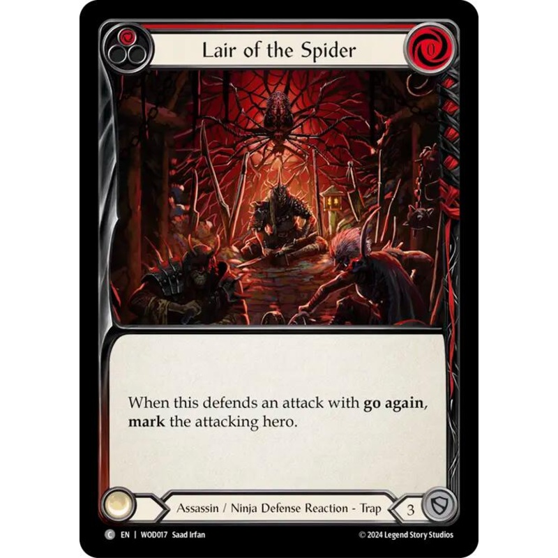 Lair of the Spider (Red) [WOD017] (The Hunted Arakni, Web of Deceit Blitz Deck)