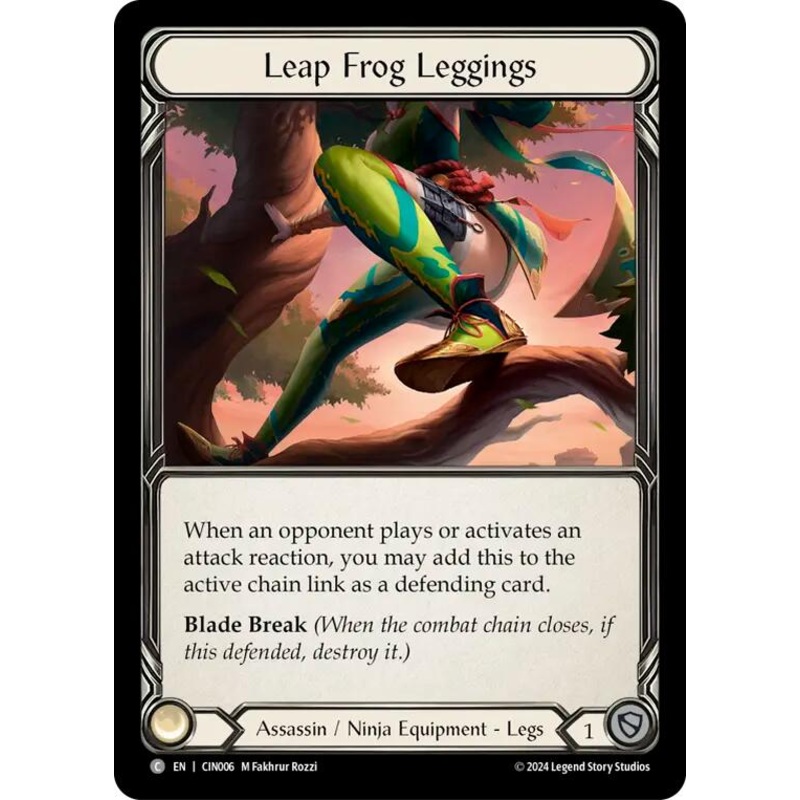 Leap Frog Leggings [CIN006] (The Hunted Cindra Blitz Deck)