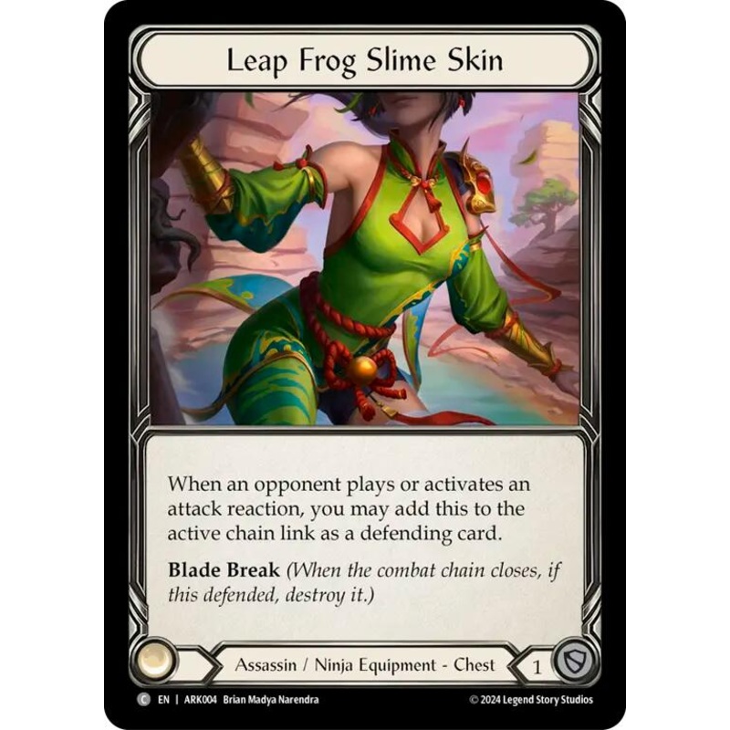 Leap Frog Slime Skin [ARK004] (The Hunted Arakni Blitz Deck)