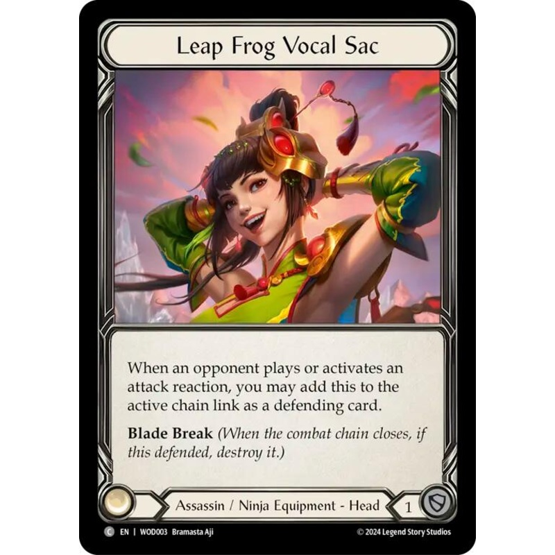 Leap Frog Vocal Sac [WOD003] (The Hunted Arakni, Web of Deceit Blitz Deck)