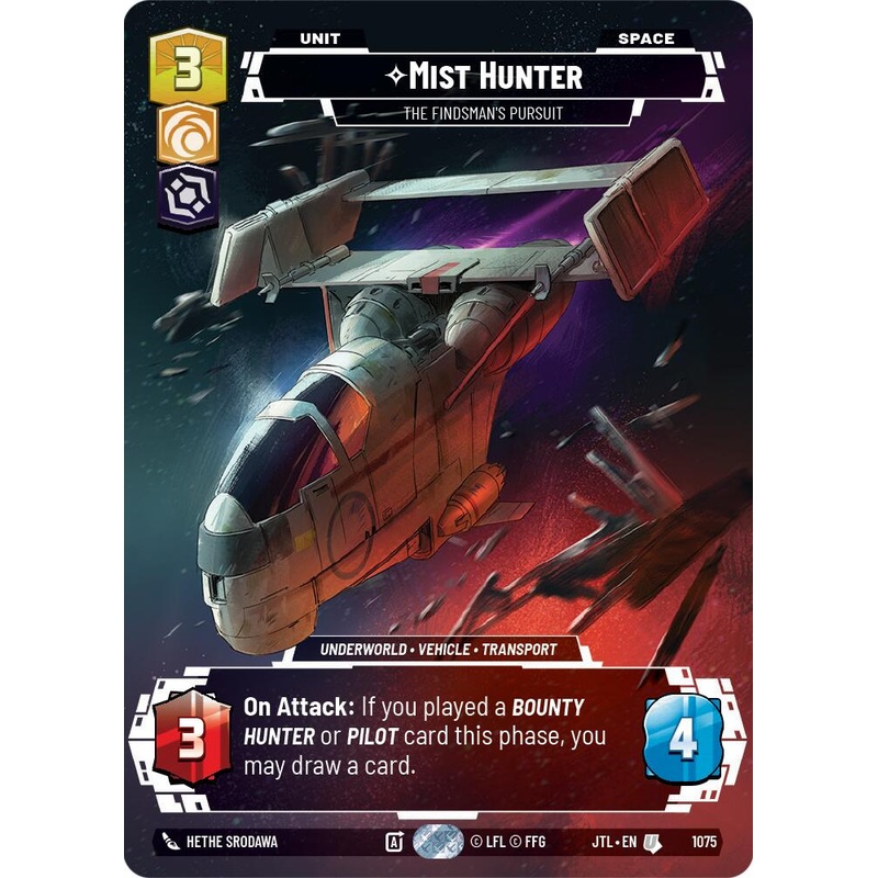 Mist Hunter - The Findsman's Pursuit (1075) (Prestige Foil) (1075) [Jump to Lightspeed]