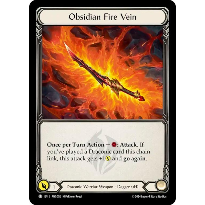 Obsidian Fire Vein [FNG002] (The Hunted Fang Blitz Deck)