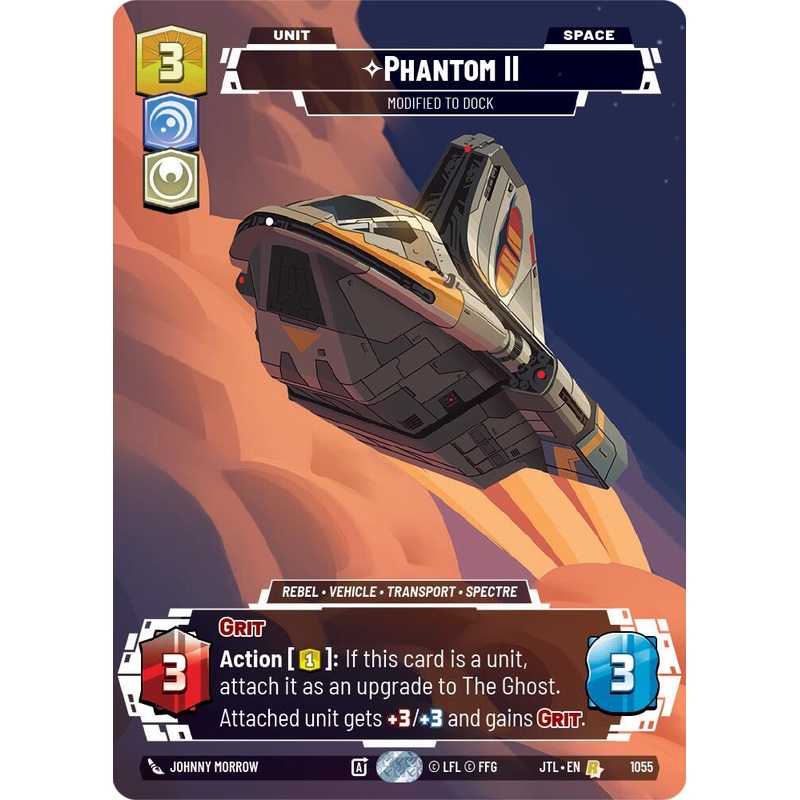 Phantom II - Modified to Dock (1055) (Prestige Foil) (1055) [Jump to Lightspeed]