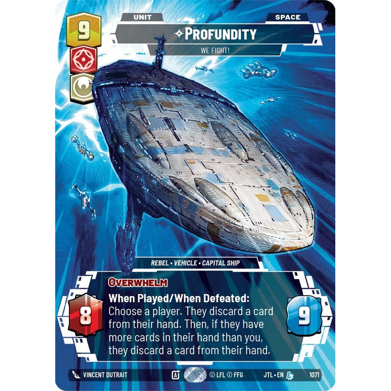 Profundity - We Fight! (1071) (Prestige Foil) (1071) [Jump to Lightspeed]