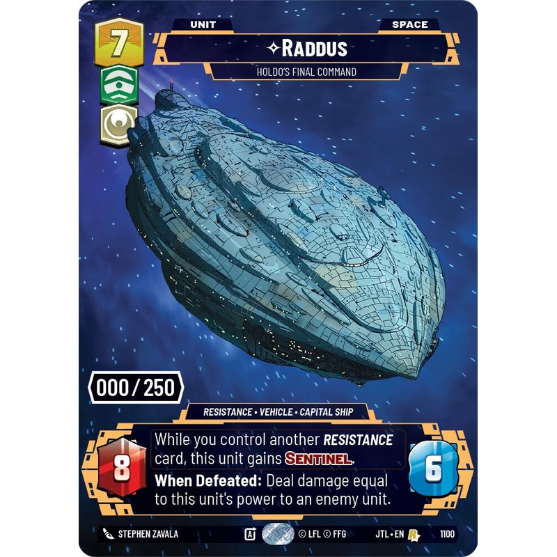Raddus - Holdo's Final Command (1100) (Serialized) (1100) [Jump to Lightspeed]