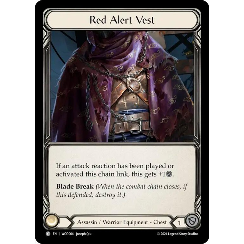 Red Alert Vest [WOD004] (The Hunted Arakni, Web of Deceit Blitz Deck)