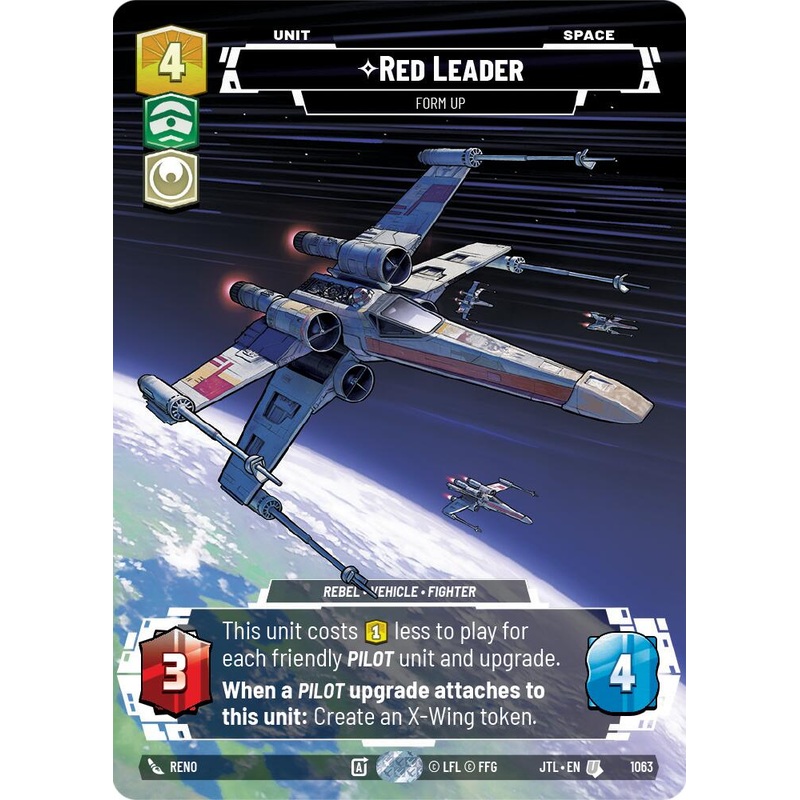 Red Leader - Form Up (1063) (Prestige Foil) (1063) [Jump to Lightspeed]