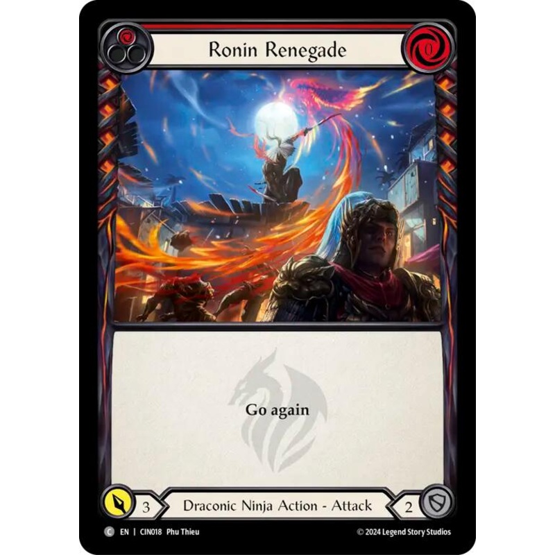 Ronin Renegade (Red) [CIN018] (The Hunted Cindra Blitz Deck)