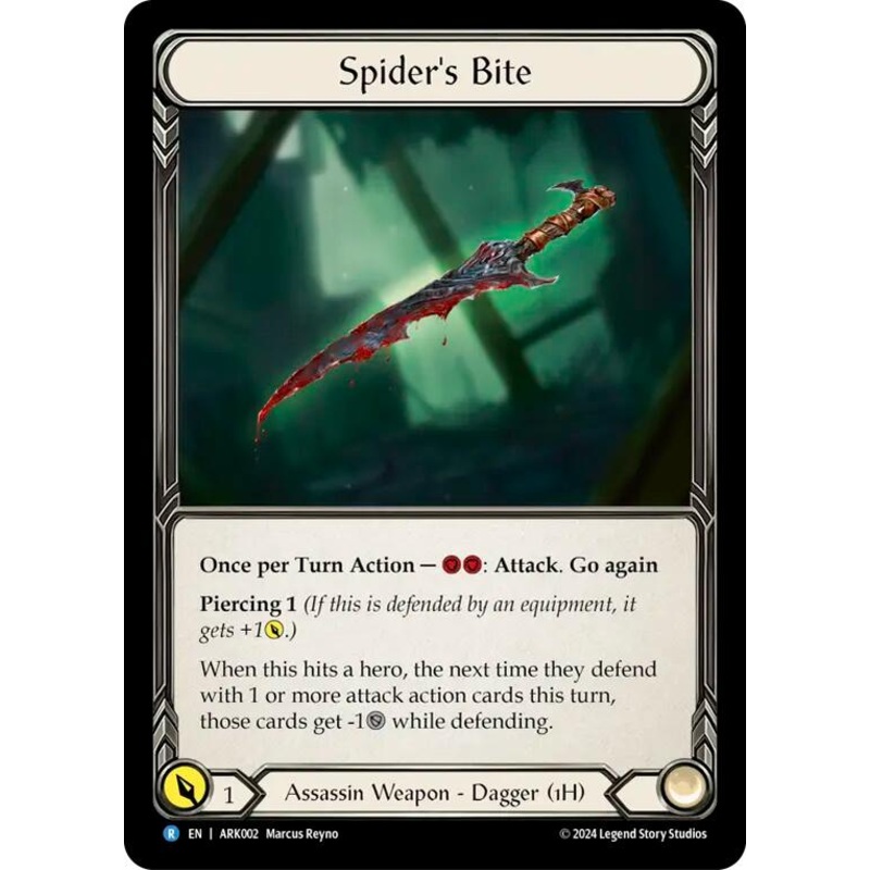 Spider's Bite [ARK002] (The Hunted Arakni Blitz Deck)