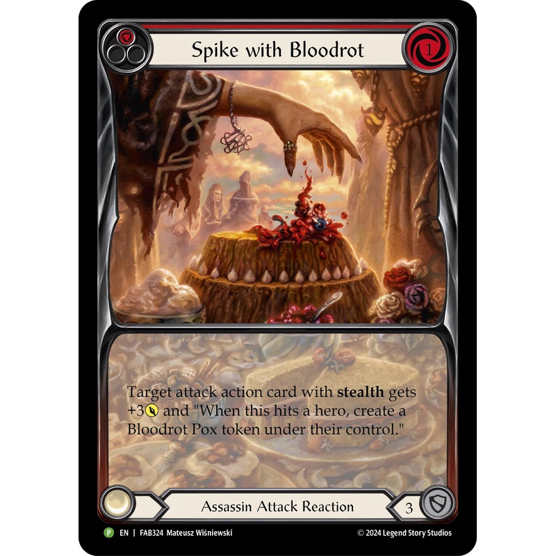 Spike with Bloodrot [FAB324] (Promo)  Rainbow Foil