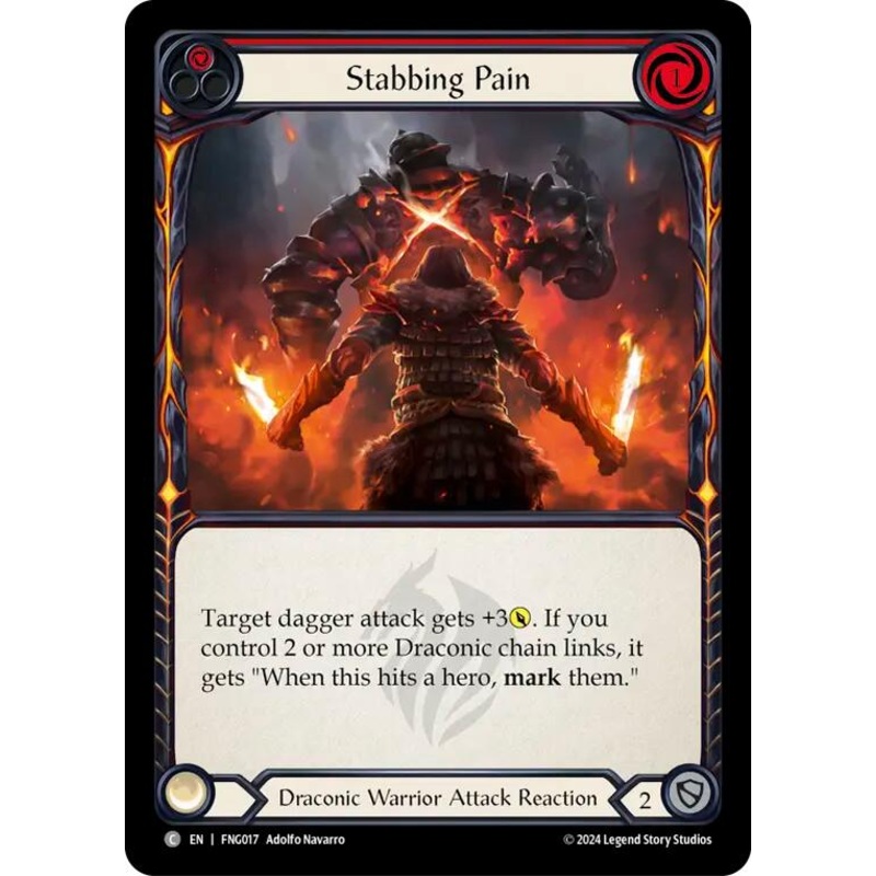 Stabbing Pain (Red) [FNG017] (The Hunted Fang Blitz Deck)