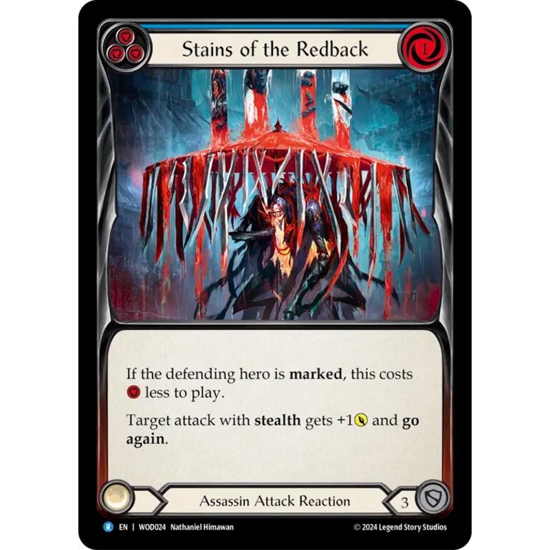 Stains of the Redback (Blue) [WOD024] (The Hunted Arakni, Web of Deceit Blitz Deck)