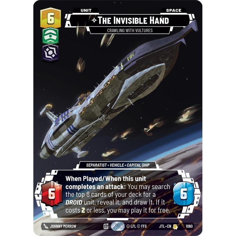 The Invisible Hand - Crawling With Vultures (1060) (Prestige Foil) (1060) [Jump to Lightspeed]