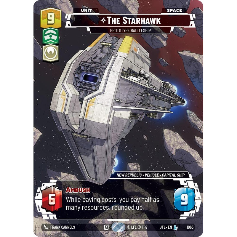 The Starhawk - Prototype Battleship (1065) (Prestige Foil) (1065) [Jump to Lightspeed]