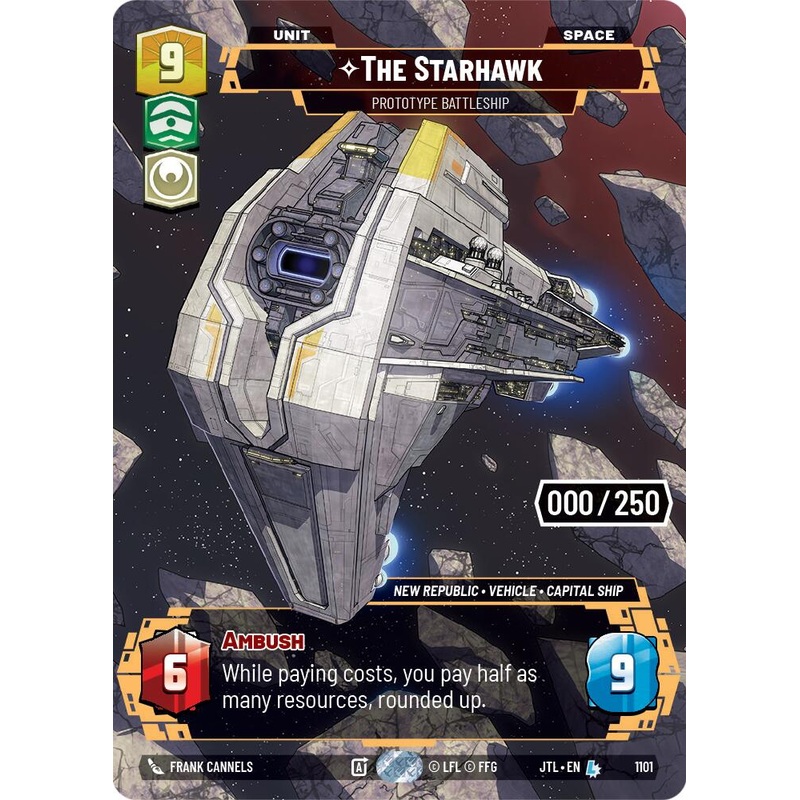 The Starhawk - Prototype Battleship (1101) (Serialized) (1101) [Jump to Lightspeed]