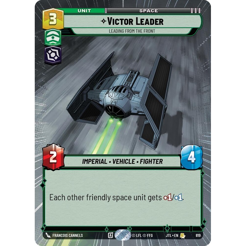 Victor Leader - Leading from the Front (819) (Hyperspace Foil) (819) [Jump to Lightspeed]
