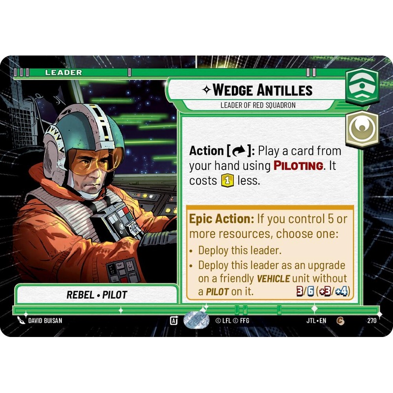 Wedge Antilles - Leader of Red Squadron (270) (Hyperspace) (270) [Jump to Lightspeed]