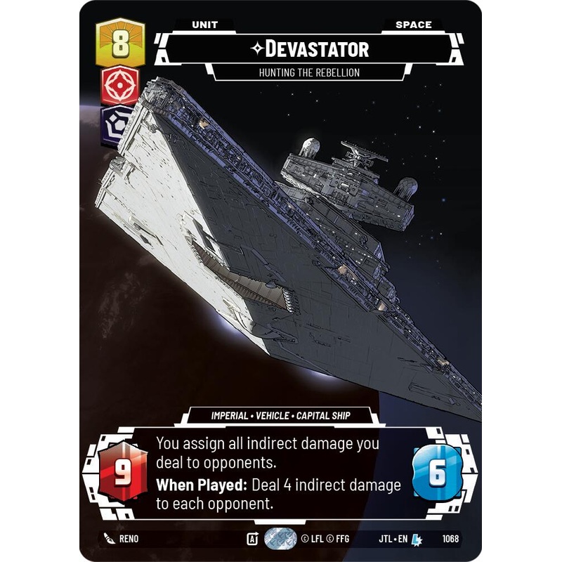 Devastator - Hunting the Rebellion (1068) (Prestige Foil) (1068) [Jump to Lightspeed]