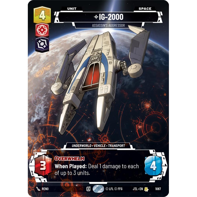 IG-2000 - Assassin's Aggressor (1067) (Prestige Foil) (1067) [Jump to Lightspeed]