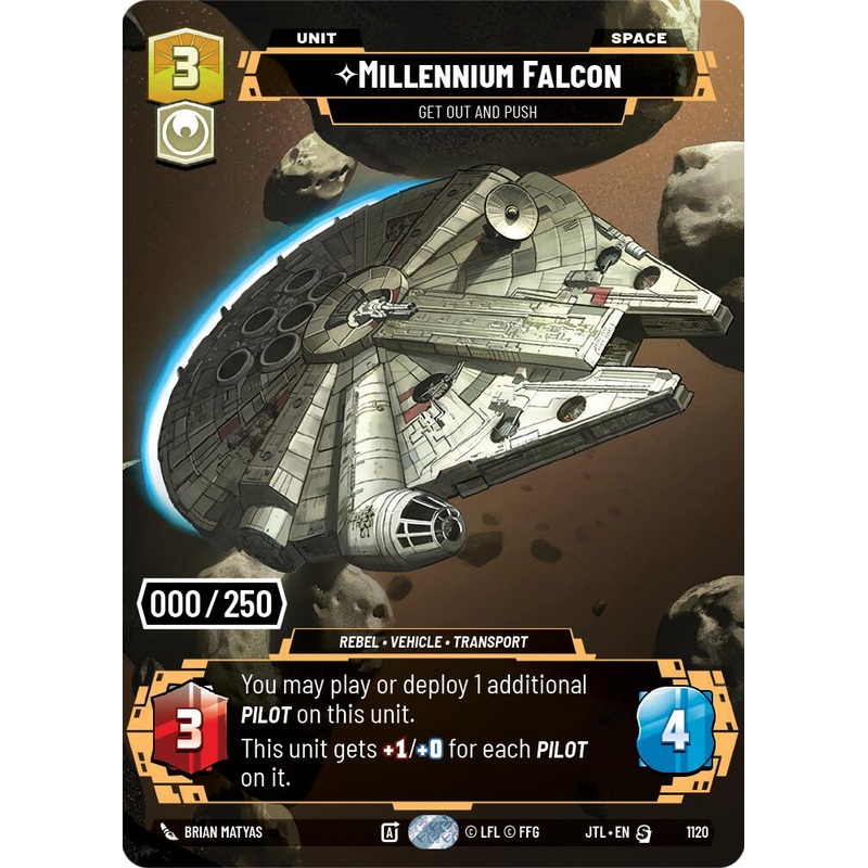 Millennium Falcon - Get Out And Push (1120) (Serialized) (1120) [Jump to Lightspeed]