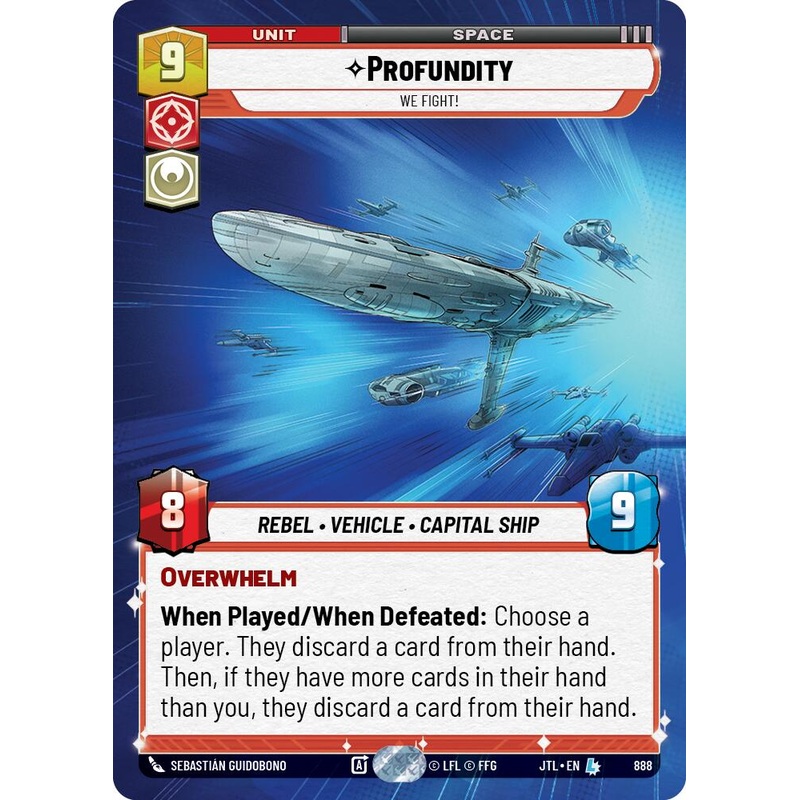 Profundity - We Fight! (888) (Hyperspace Foil) (888) [Jump to Lightspeed]