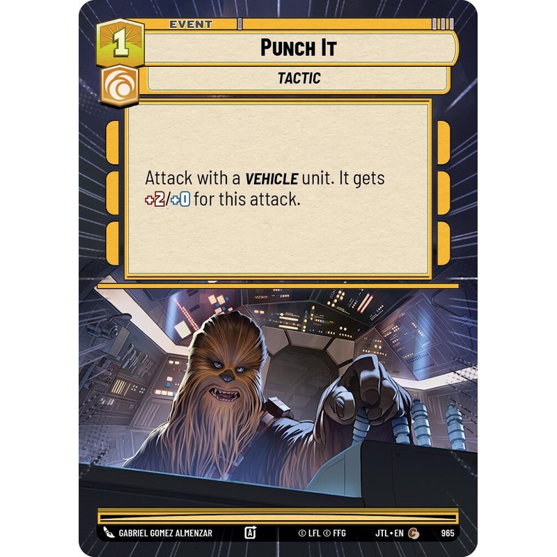 Punch It (965) (Hyperspace Foil) (965) [Jump to Lightspeed]