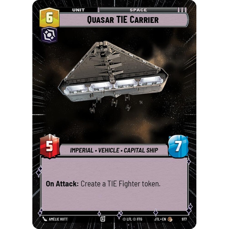 Quasar TIE Carrier (977) (Hyperspace Foil) (977) [Jump to Lightspeed]